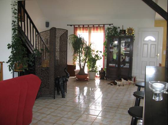La pice de vie : salon